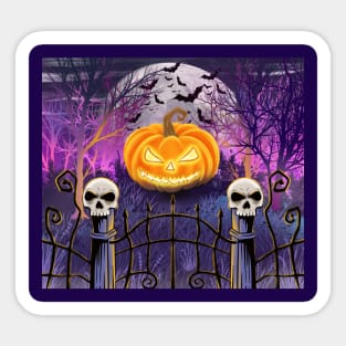 A Spooky Halloween Sticker